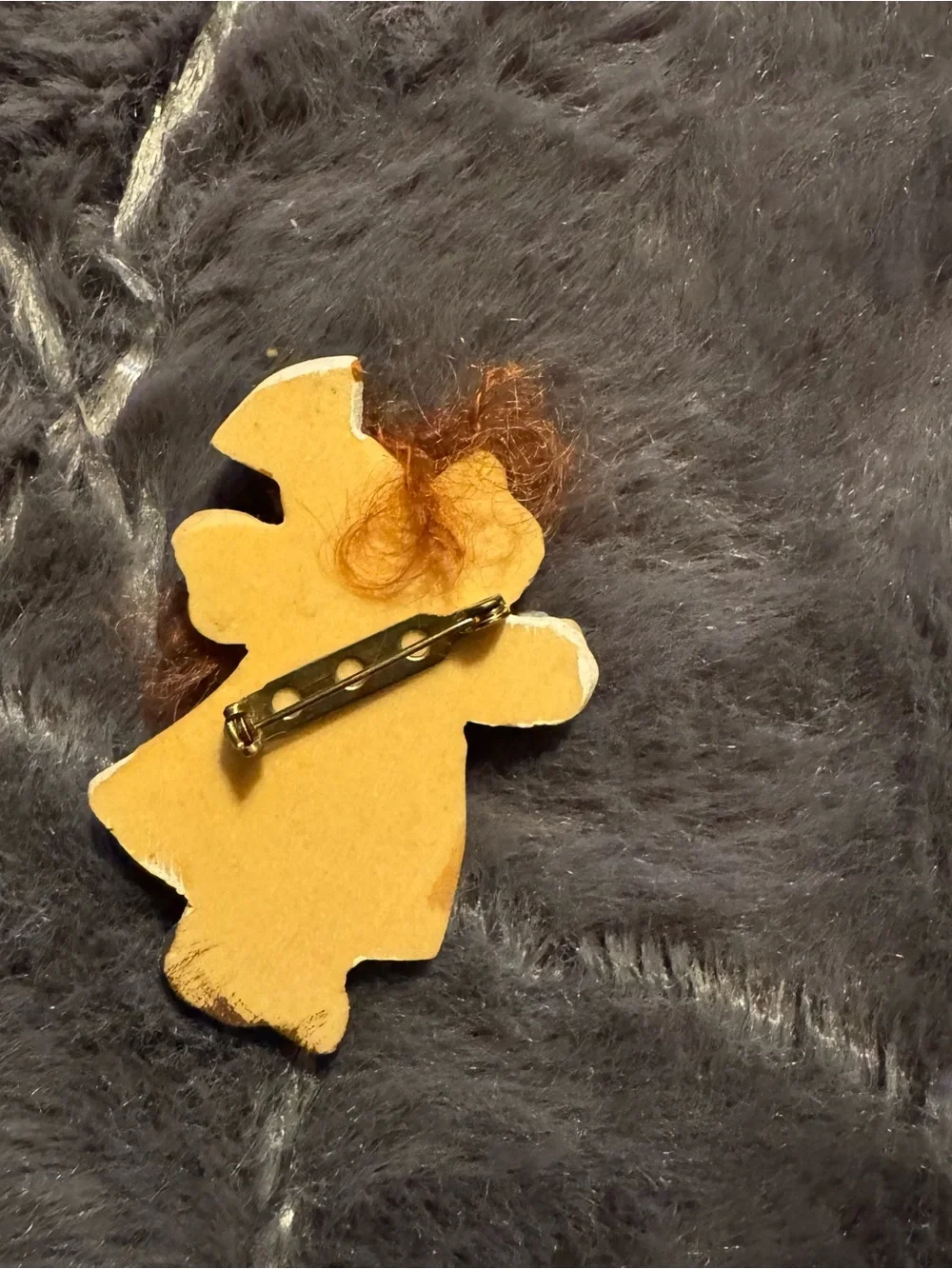 Vintage Nurse Brooch Lapel Pin “Tender Loving‎ Care” Whimsical